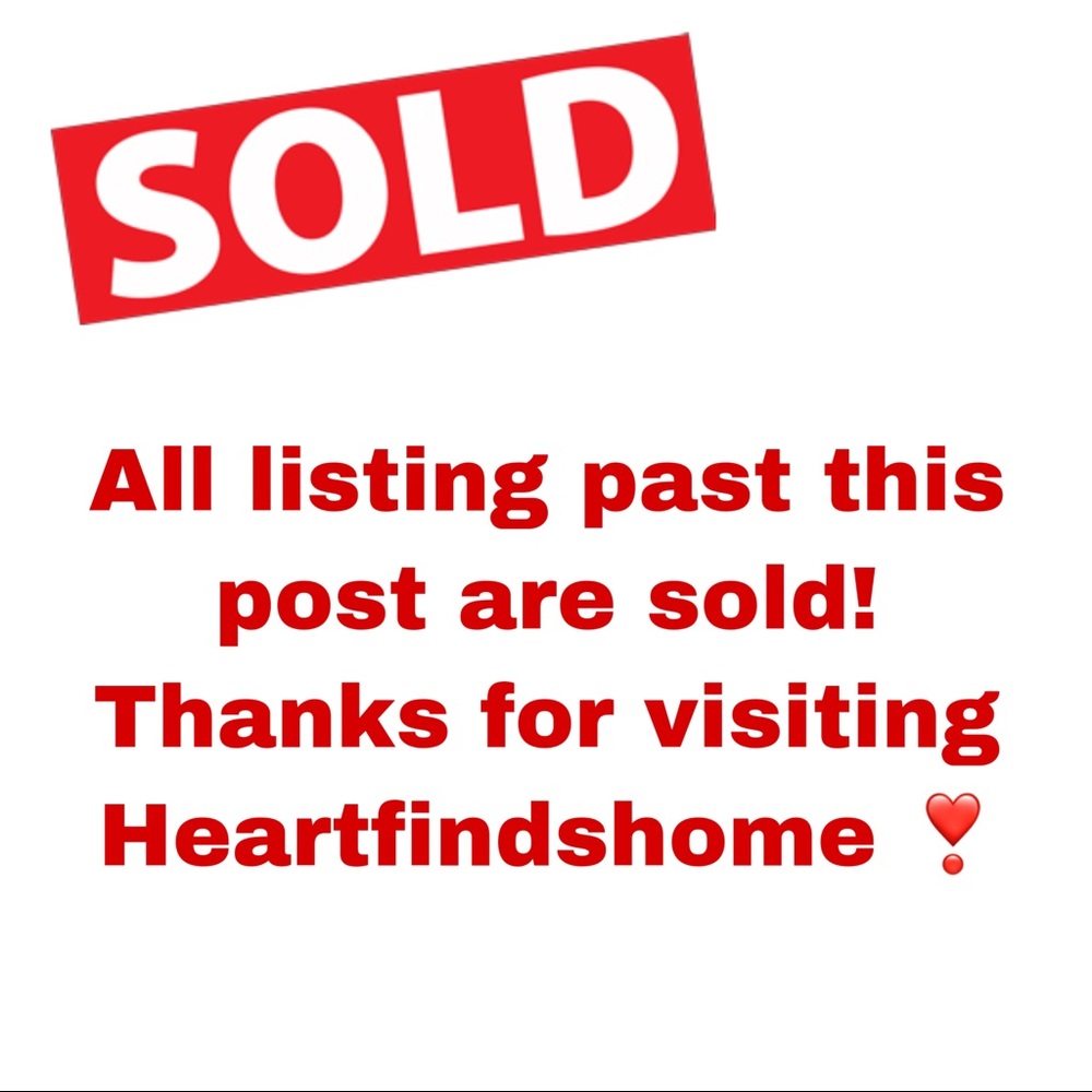 All items past this listing are Sold❗️